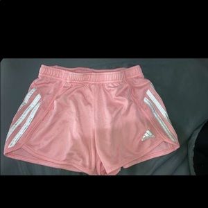 Size small pink adidas shorts worn a couple times.